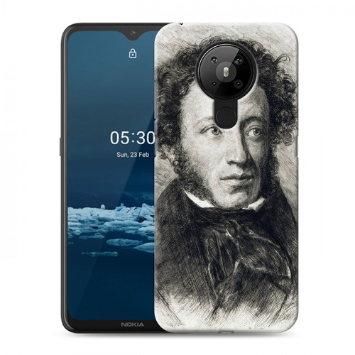 Дизайнерский пластиковый чехол для Nokia 5.3 Александр Пушкин
