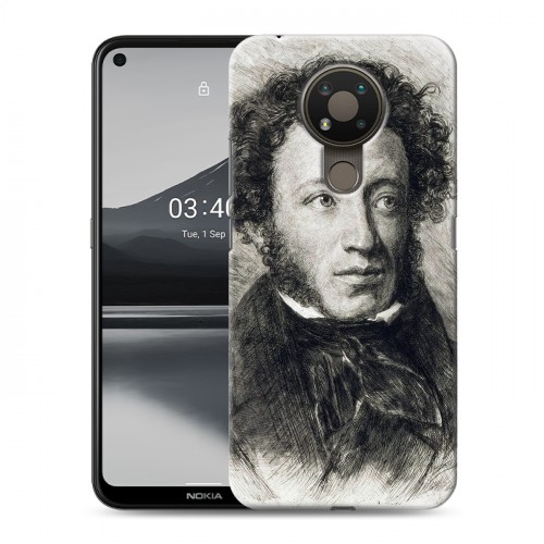 Дизайнерский силиконовый чехол для Nokia 3.4 Александр Пушкин