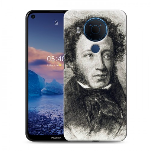 Дизайнерский силиконовый чехол для Nokia 5.4 Александр Пушкин