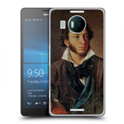 Дизайнерский пластиковый чехол для Microsoft Lumia 950 XL Александр Пушкин