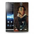 Дизайнерский пластиковый чехол для Sony Xperia S Александр Пушкин