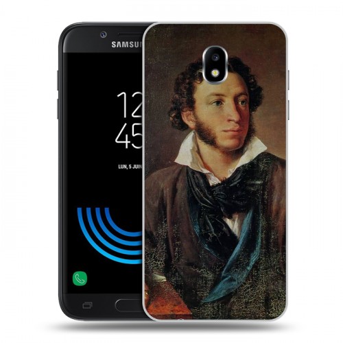 Дизайнерский пластиковый чехол для Samsung Galaxy J5 (2017) Александр Пушкин
