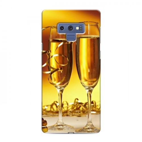 Дизайнерский силиконовый чехол для Samsung Galaxy Note 9 Новогодние бокалы