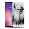 Дизайнерский силиконовый с усиленными углами чехол для Xiaomi Mi9 Лев Толстой