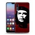 Дизайнерский силиконовый с усиленными углами чехол для Huawei P20 Pro Че Гевара