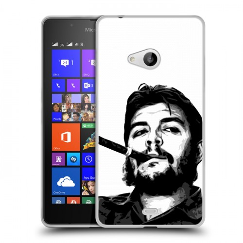 Дизайнерский пластиковый чехол для Microsoft Lumia 540 Че Гевара