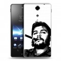 Дизайнерский пластиковый чехол для Sony Xperia TX Че Гевара