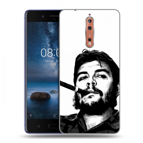 Дизайнерский пластиковый чехол для Nokia 8 Че Гевара