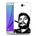 Дизайнерский пластиковый чехол для Samsung Galaxy Note 2 Че Гевара