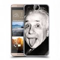 Дизайнерский пластиковый чехол для HTC One E9+ Альберт Эйнштейн