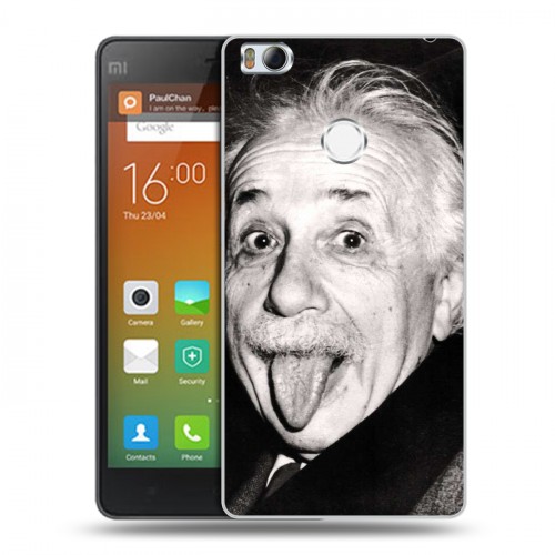 Дизайнерский пластиковый чехол для Xiaomi Mi4S Альберт Эйнштейн