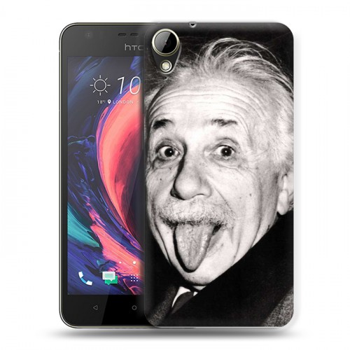 Дизайнерский пластиковый чехол для HTC Desire 10 Lifestyle Альберт Эйнштейн