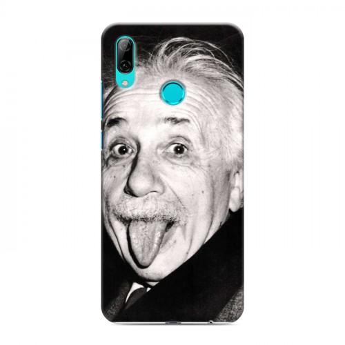 Дизайнерский пластиковый чехол для Huawei P Smart (2019) Альберт Эйнштейн