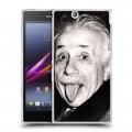 Дизайнерский пластиковый чехол для Sony Xperia Z Ultra  Альберт Эйнштейн