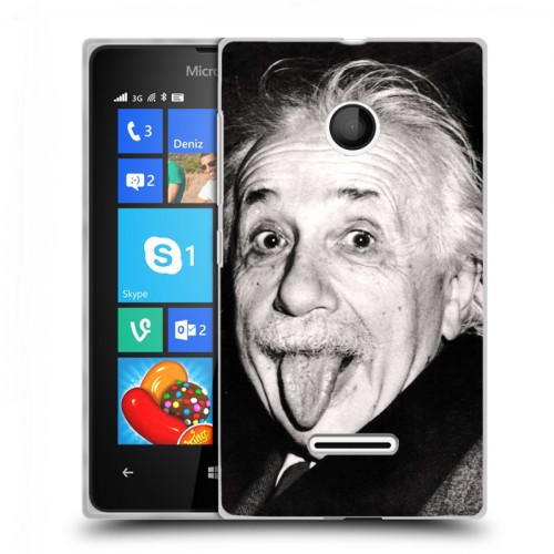 Дизайнерский пластиковый чехол для Microsoft Lumia 435 Альберт Эйнштейн