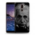 Дизайнерский пластиковый чехол для Nokia 7 Plus Альберт Эйнштейн