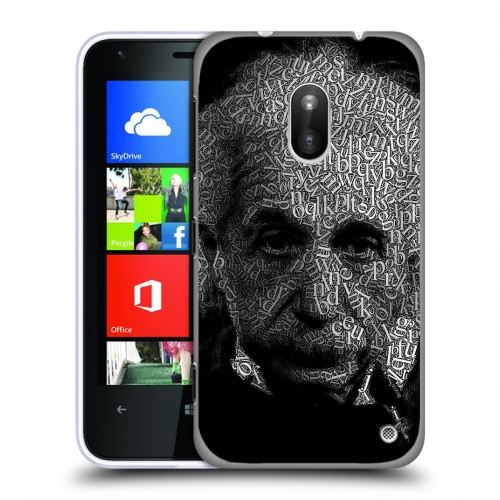 Дизайнерский пластиковый чехол для Nokia Lumia 620 Альберт Эйнштейн