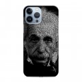 Дизайнерский силиконовый чехол для Iphone 13 Pro Max Альберт Эйнштейн