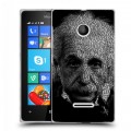 Дизайнерский пластиковый чехол для Microsoft Lumia 435 Альберт Эйнштейн