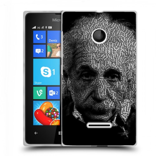 Дизайнерский пластиковый чехол для Microsoft Lumia 435 Альберт Эйнштейн