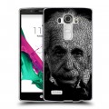 Дизайнерский силиконовый чехол для LG G4 Альберт Эйнштейн