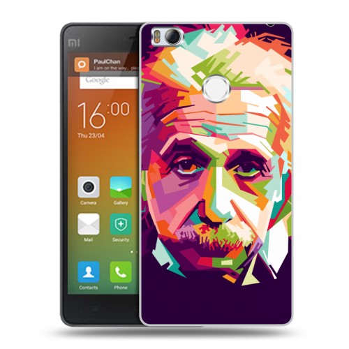 Дизайнерский силиконовый чехол для Xiaomi Mi4S Альберт Эйнштейн