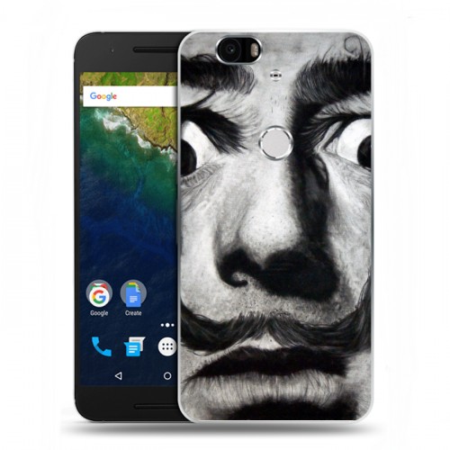 Дизайнерский силиконовый чехол для Google Huawei Nexus 6P Сальвадор Дали