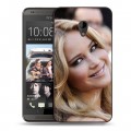 Дизайнерский пластиковый чехол для HTC Desire 700 Дженнифер Лоуренс