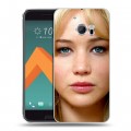 Дизайнерский пластиковый чехол для HTC 10 Дженнифер Лоуренс