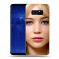 Дизайнерский силиконовый чехол для Samsung Galaxy Note 8 Дженнифер Лоуренс