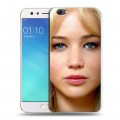 Дизайнерский силиконовый чехол для OPPO F3 Дженнифер Лоуренс