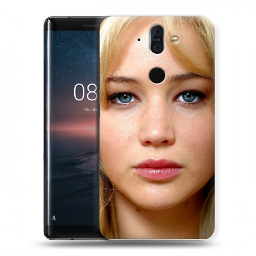 Дизайнерский пластиковый чехол для Nokia 8 Sirocco Дженнифер Лоуренс