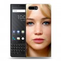 Дизайнерский пластиковый чехол для BlackBerry KEY2 Дженнифер Лоуренс