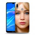 Дизайнерский пластиковый чехол для Huawei Y6 (2019) Дженнифер Лоуренс