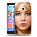 Дизайнерский пластиковый чехол для Nokia Lumia 1320 Дженнифер Лоуренс