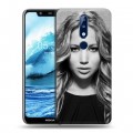 Дизайнерский пластиковый чехол для Nokia 5.1 Plus Дженнифер Лоуренс