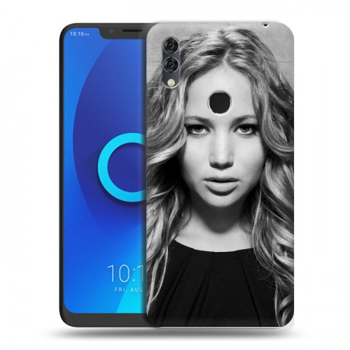 Дизайнерский силиконовый чехол для Alcatel 5V Дженнифер Лоуренс