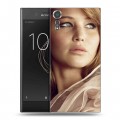 Дизайнерский пластиковый чехол для Sony Xperia XZs Дженнифер Лоуренс