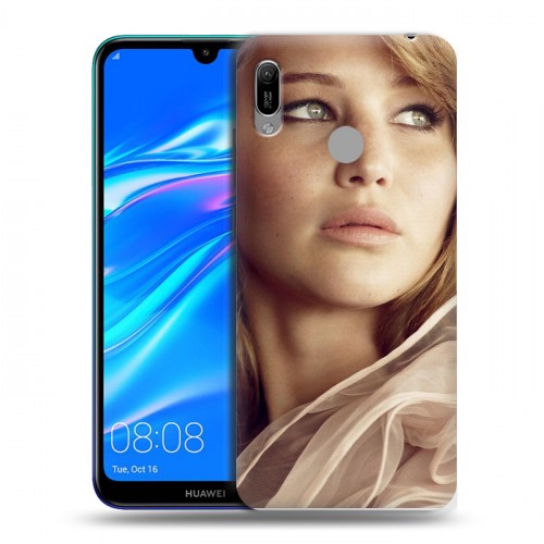 Дизайнерский пластиковый чехол для Huawei Y6 (2019) Дженнифер Лоуренс