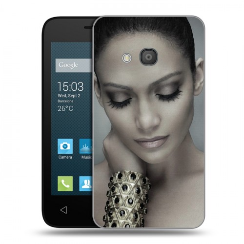 Дизайнерский силиконовый чехол для Alcatel One Touch Pixi 4 (4) Дженнифер Лопес