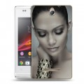 Дизайнерский пластиковый чехол для Sony Xperia E Дженнифер Лопес