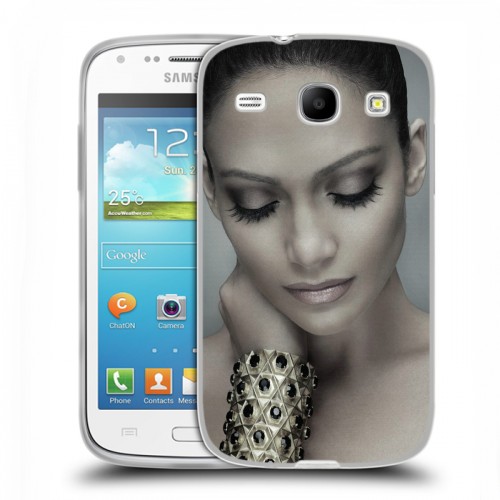Дизайнерский силиконовый чехол для Samsung Galaxy Core Дженнифер Лопес