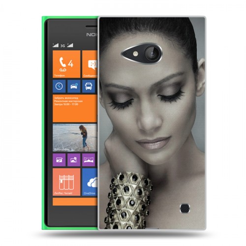Дизайнерский пластиковый чехол для Nokia Lumia 730/735 Дженнифер Лопес