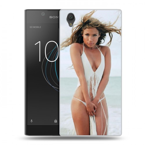 Дизайнерский пластиковый чехол для Sony Xperia L1 Дженнифер Лопес