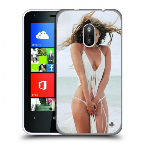 Дизайнерский силиконовый чехол для Nokia Lumia 620 Дженнифер Лопес