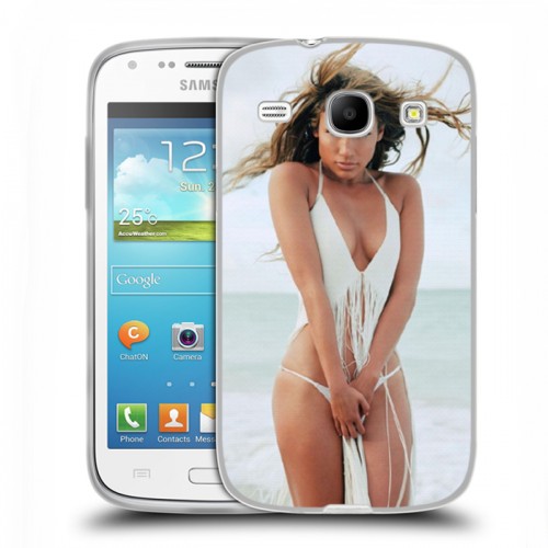 Дизайнерский силиконовый чехол для Samsung Galaxy Core Дженнифер Лопес