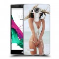 Дизайнерский пластиковый чехол для LG G4 Дженнифер Лопес