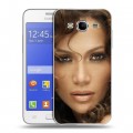 Дизайнерский силиконовый чехол для Samsung Galaxy J7 Дженнифер Лопес