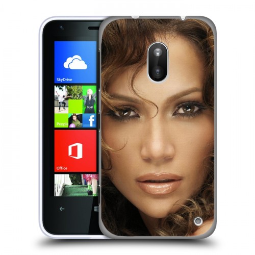 Дизайнерский пластиковый чехол для Nokia Lumia 620 Дженнифер Лопес