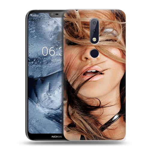 Дизайнерский пластиковый чехол для Nokia 6.1 Plus Дженнифер Лопес